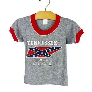 Vintage Tennessee Short Sleeve Ringer Country Music T-Shirt